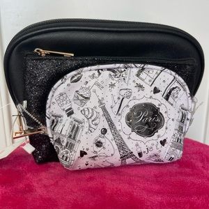 Cosmetic bags.